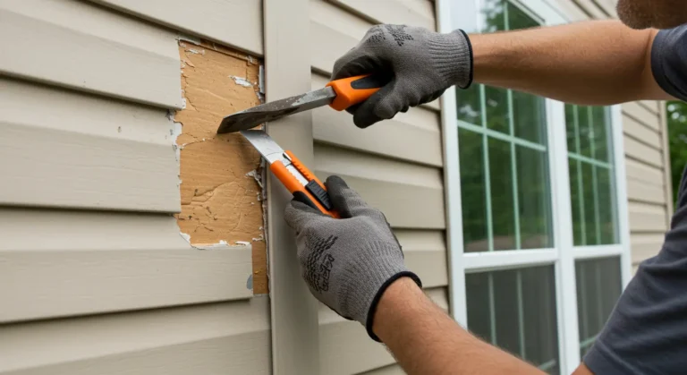 how to fix vinyl siding