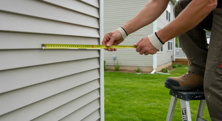 how to measure for siding