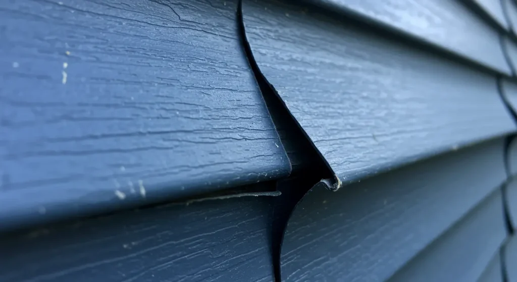loose vinyl siding