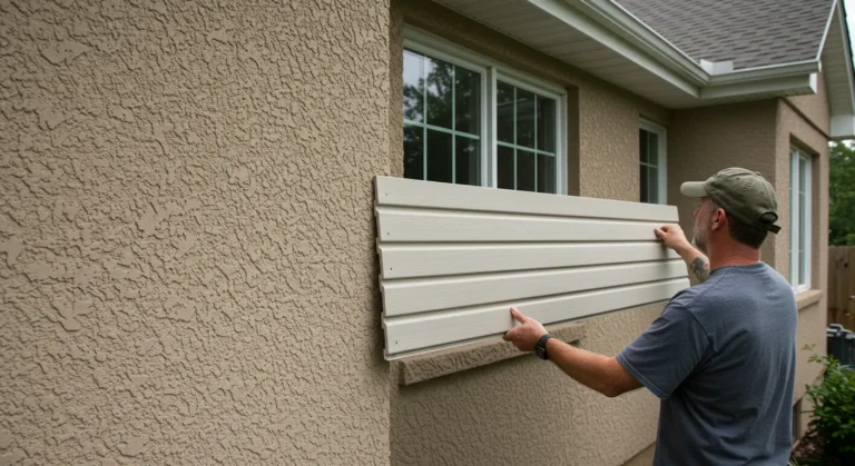 can you put siding over stucco